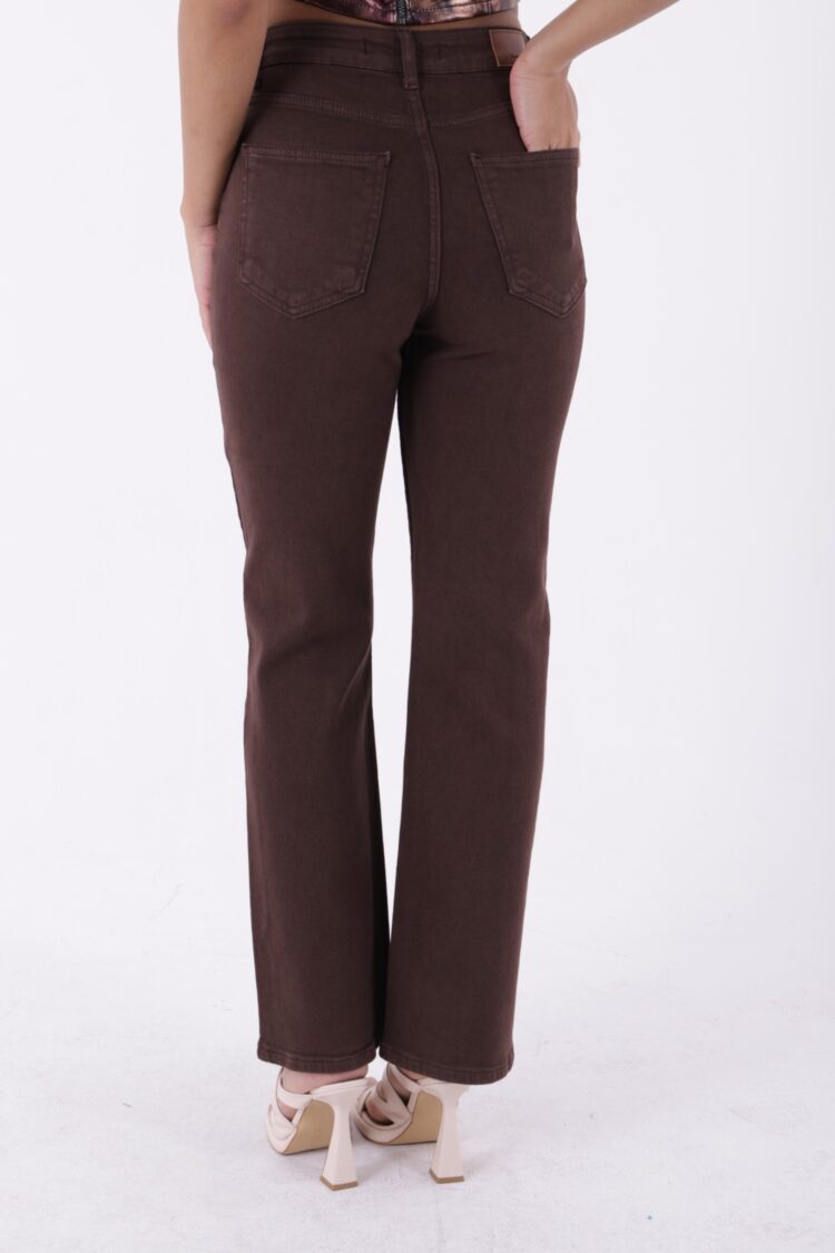 Stitched Wide Leg Relax Jeans
