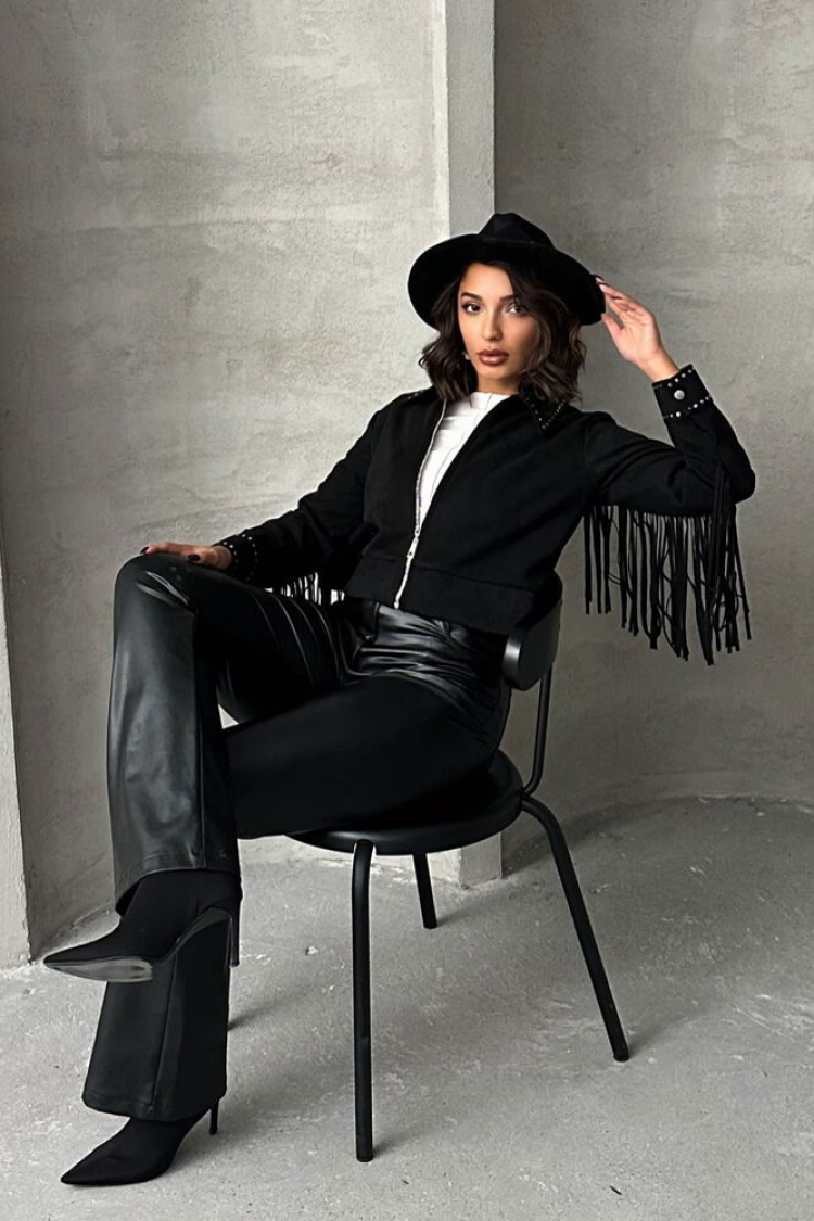 Tassel Jacket - Topshow - Globality Store - Women Clothes Wholesale Turkey