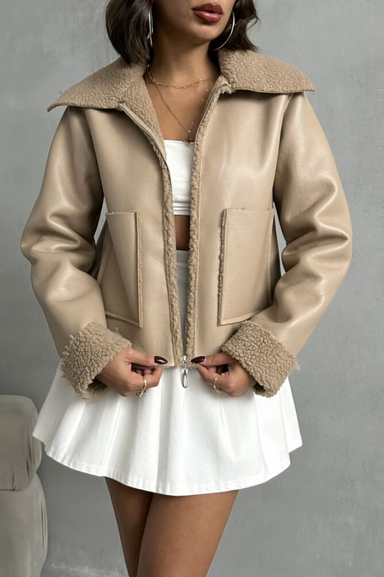 Zippered Jacket- Dark