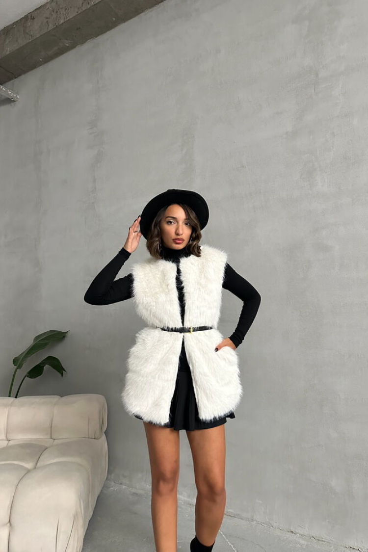 Feather Vest