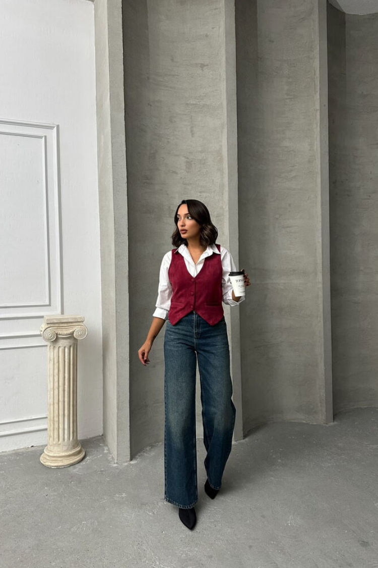 Suede Vest