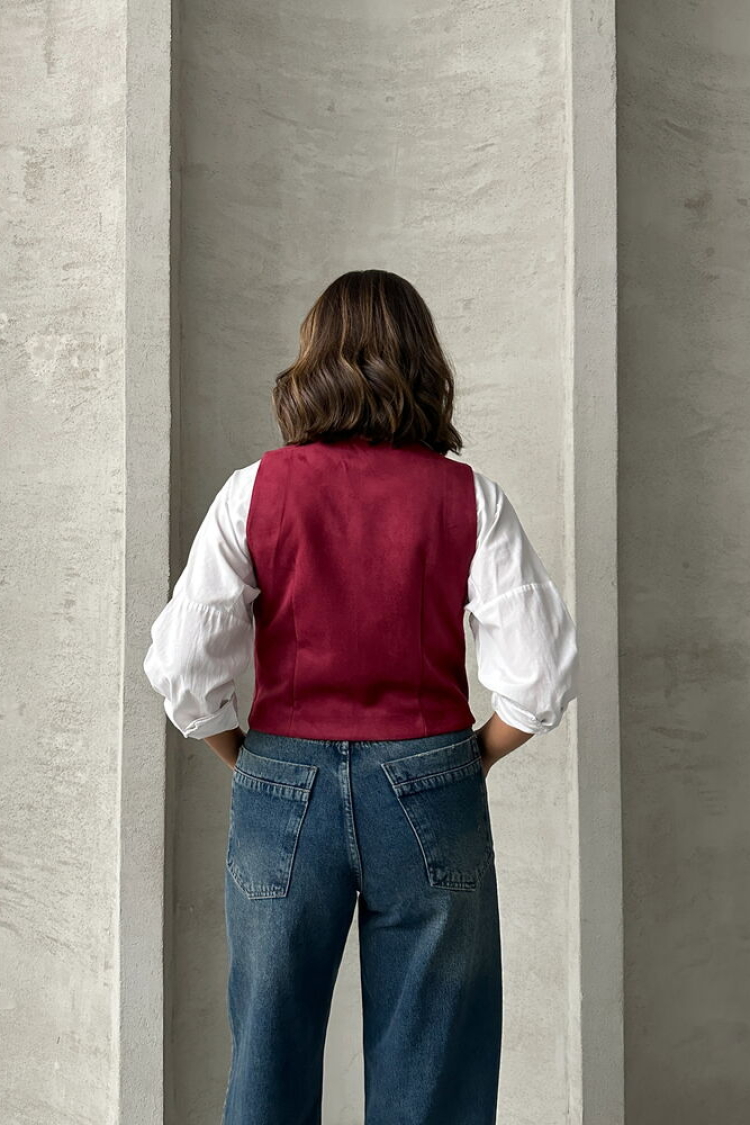 Suede Vest