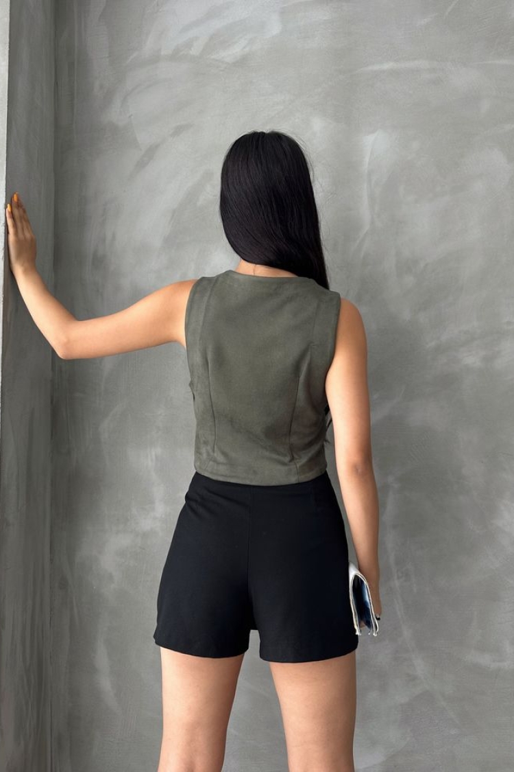 Suede Vest