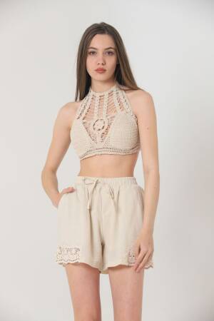 Lace Bikini Top - Raw - Brand: Topshow - Women's Clothing Wholesale - Globality Store
