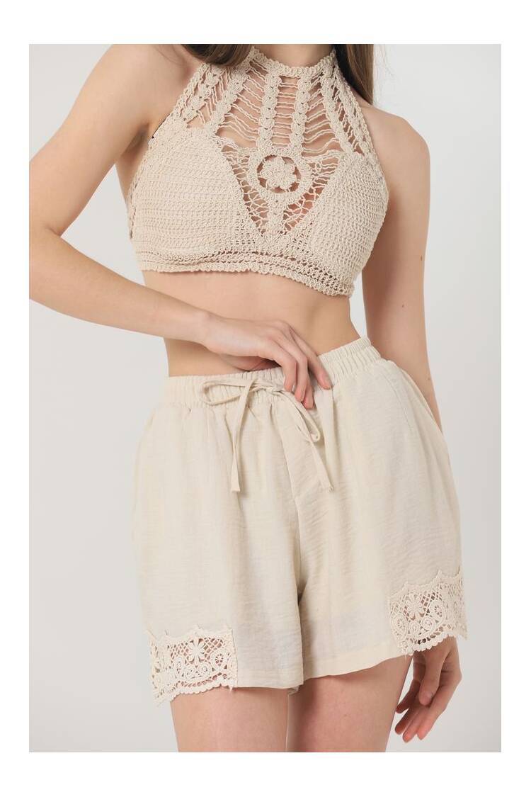 Lace Bikini Top - Raw