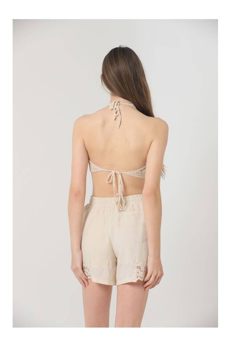 Lace Bikini Top - Raw