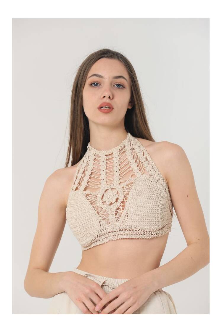 Lace Bikini Top - Raw