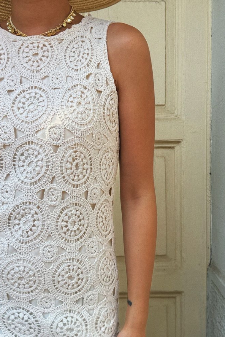 Lace Dress - Ecru