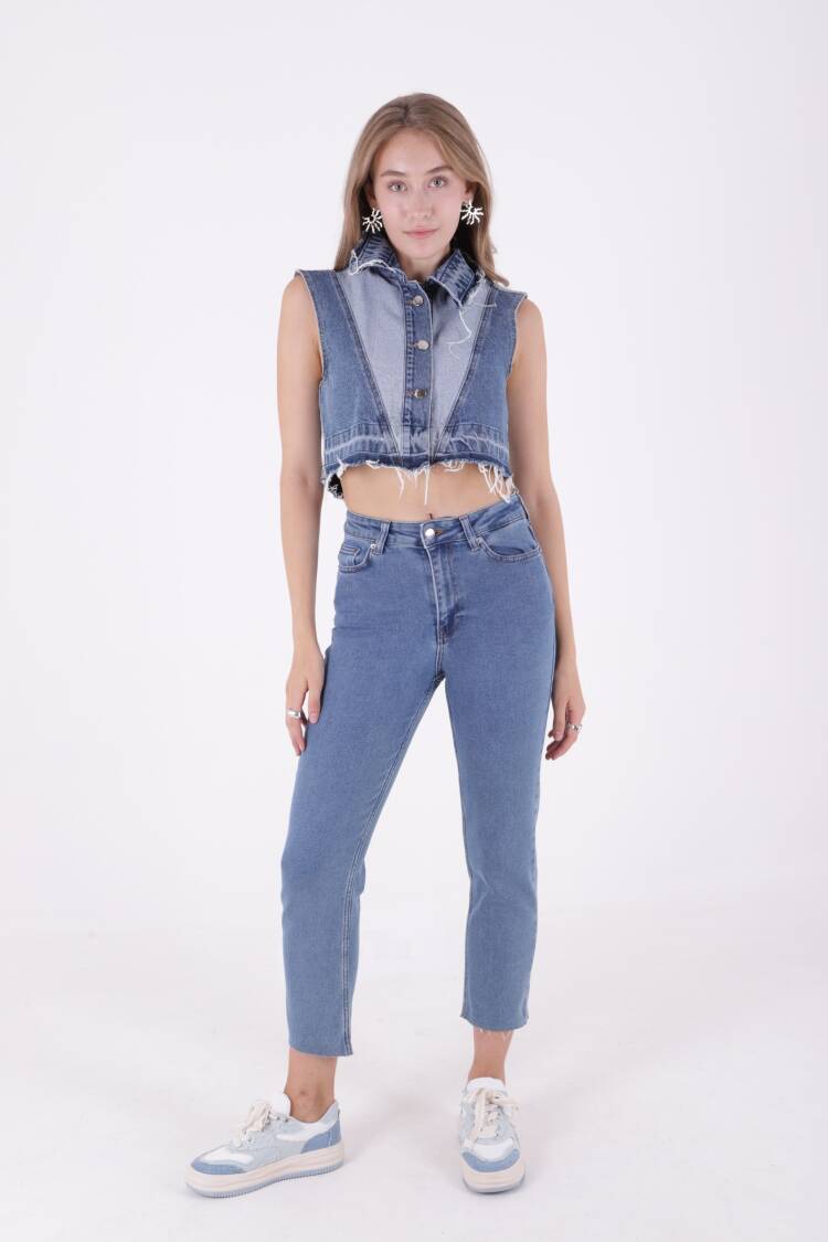 Seamless Mom Fit Jeans - Brand: XLove - Women's Clothing Wholesale - Globality Store