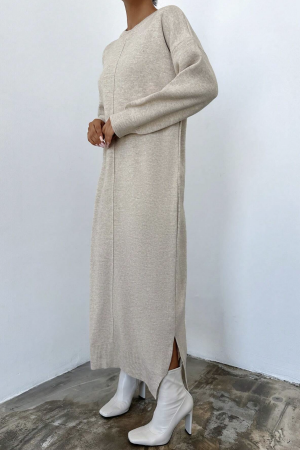 Knitted Stitched Dress - My Fashion - Globality Store - Women Clothes Wholesale Turkey