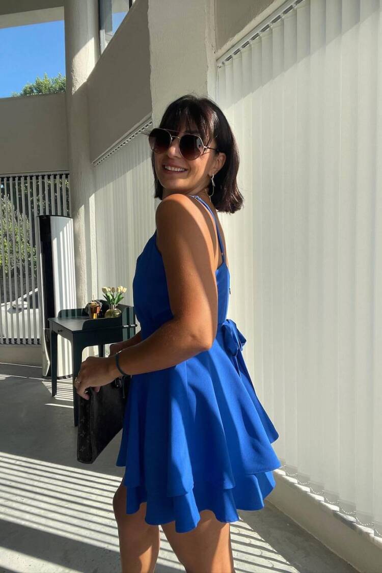 Strappy Layered Jumpsuit - Saks