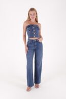 Jeans - Dark - XLove - Globality Store - Women Clothes Wholesale Turkey