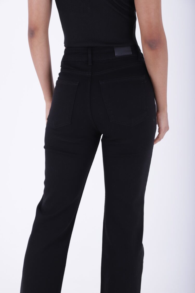 Stitched Leg Wide Leg Relax Jeans