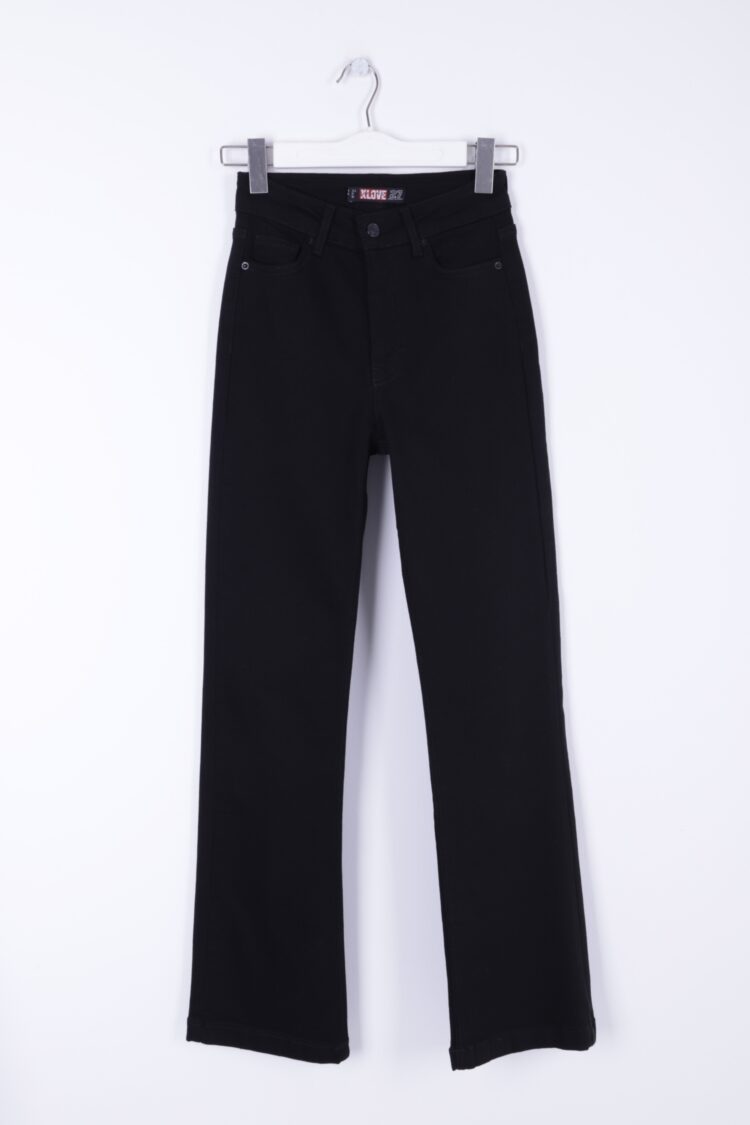 Stitched Leg Wide Leg Relax Jeans