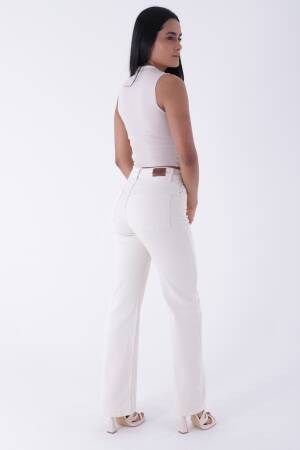 Stitched Wide Leg Relax Jeans - XLove - Globality Store - Women Clothes Wholesale Turkey