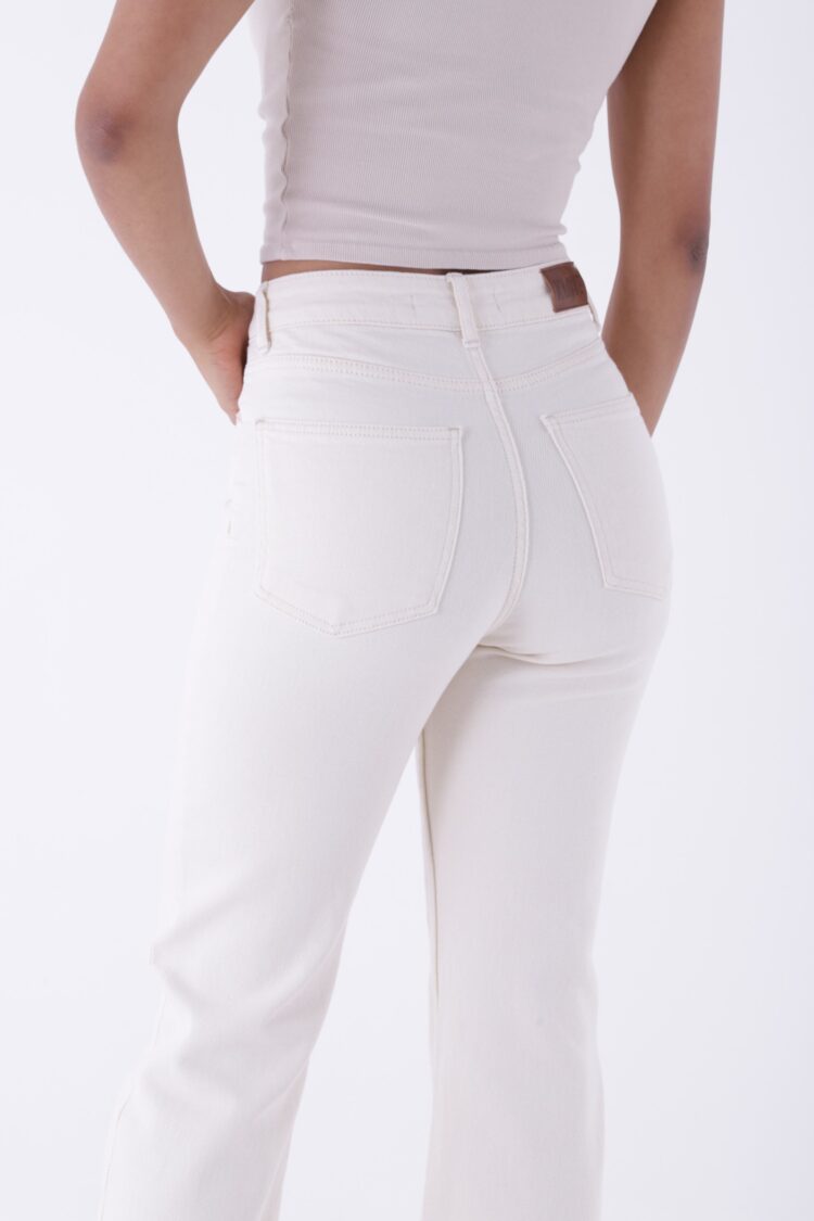 Stitched Wide Leg Relax Jeans