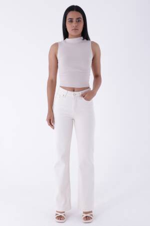 Stitched Wide Leg Relax Jeans - XLove - Globality Store - Women Clothes Wholesale Turkey