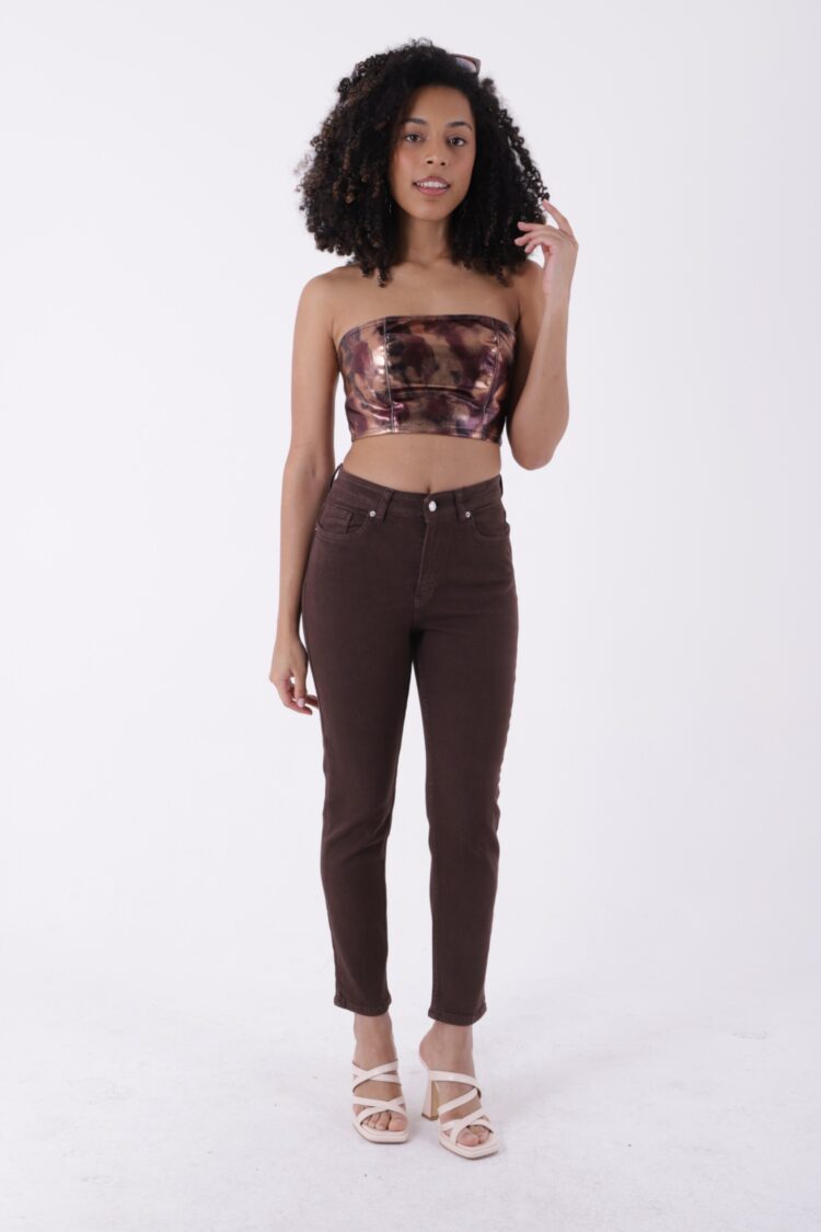 High Waist Comfort Slim Ankle Length Jeans - XLove - Globality Store - Women Clothes Wholesale Turkey