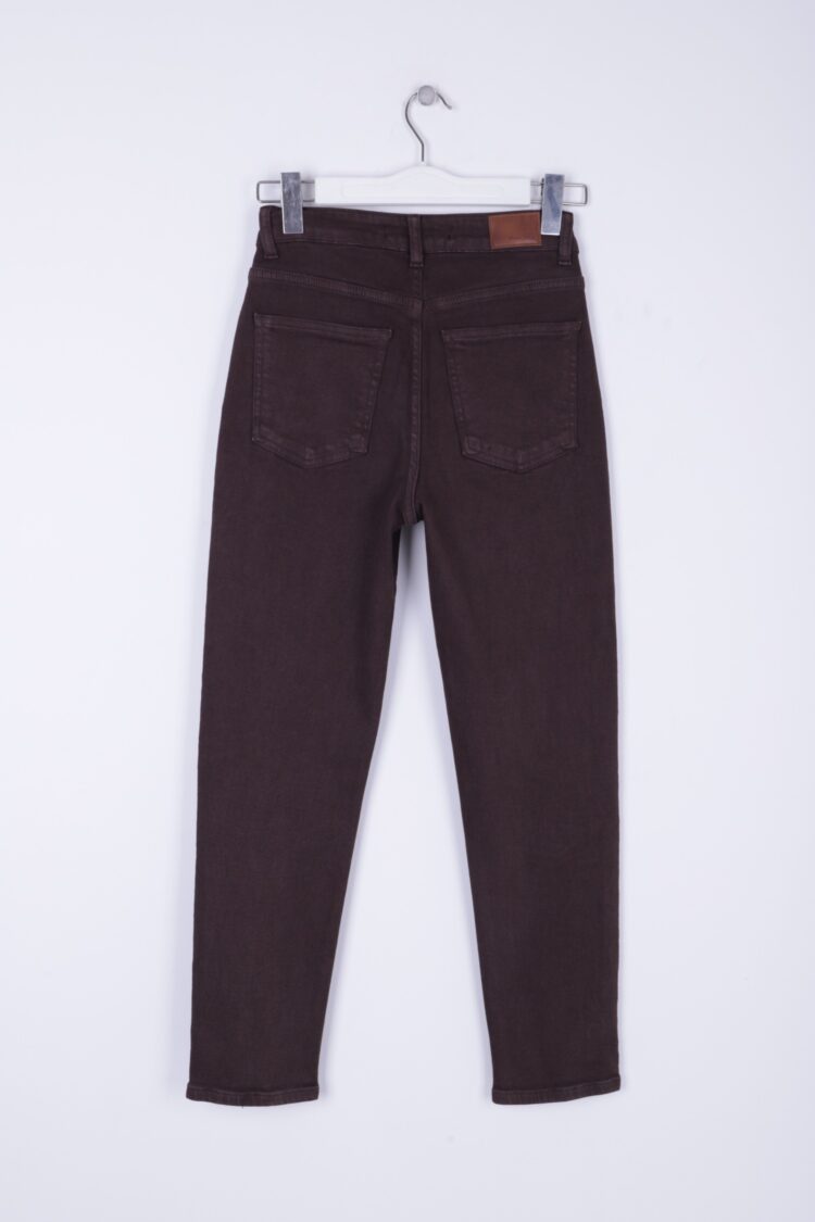 High Waist Comfort Slim Ankle Length Jeans
