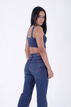 Stitched Wide Leg Relax Jeans - XLove - Globality Store - Women Clothes Wholesale Turkey