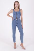 High Waist Comfort Slim Ankle Length Jeans - XLove - Globality Store - Women Clothes Wholesale Turkey