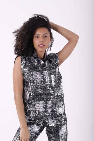 Button Front Tassel Denim Vest - XLove - Globality Store - Women Clothes Wholesale Turkey