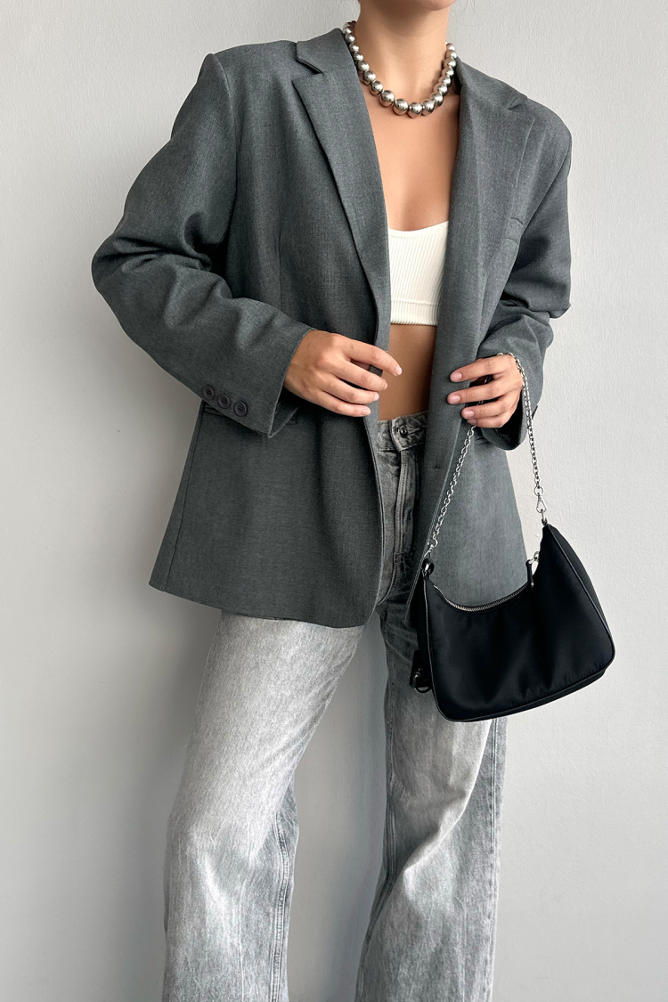 Oversize Jacket - Qustyle - Globality Store - Women Clothes Wholesale Turkey