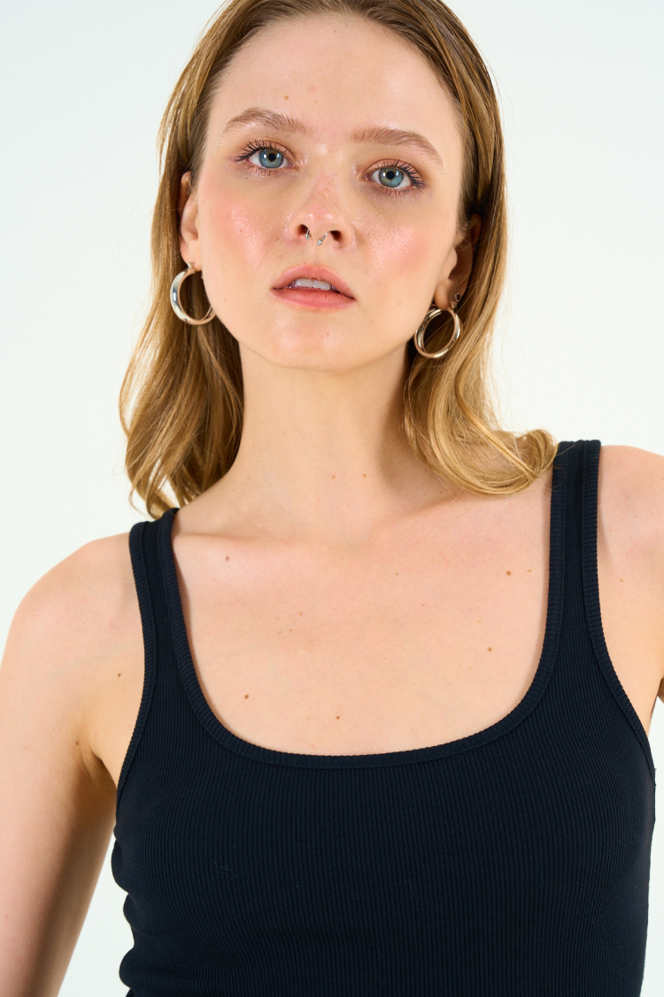 Strap Dress - Black
