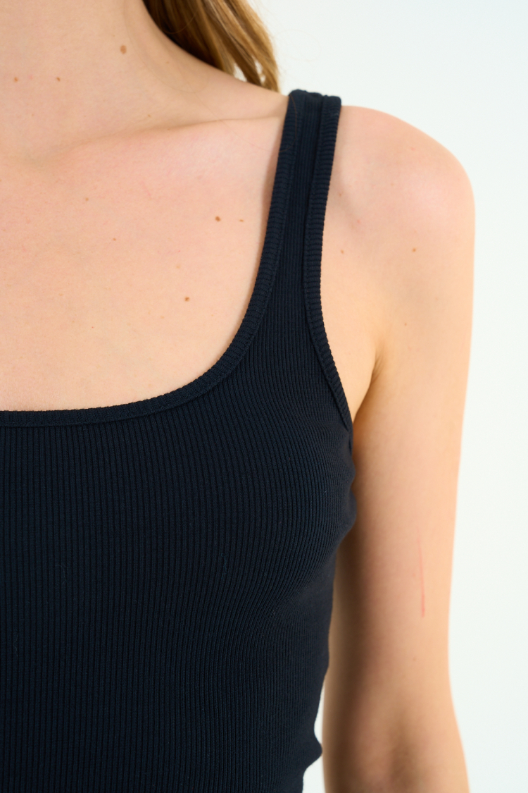 Strap Dress - Black
