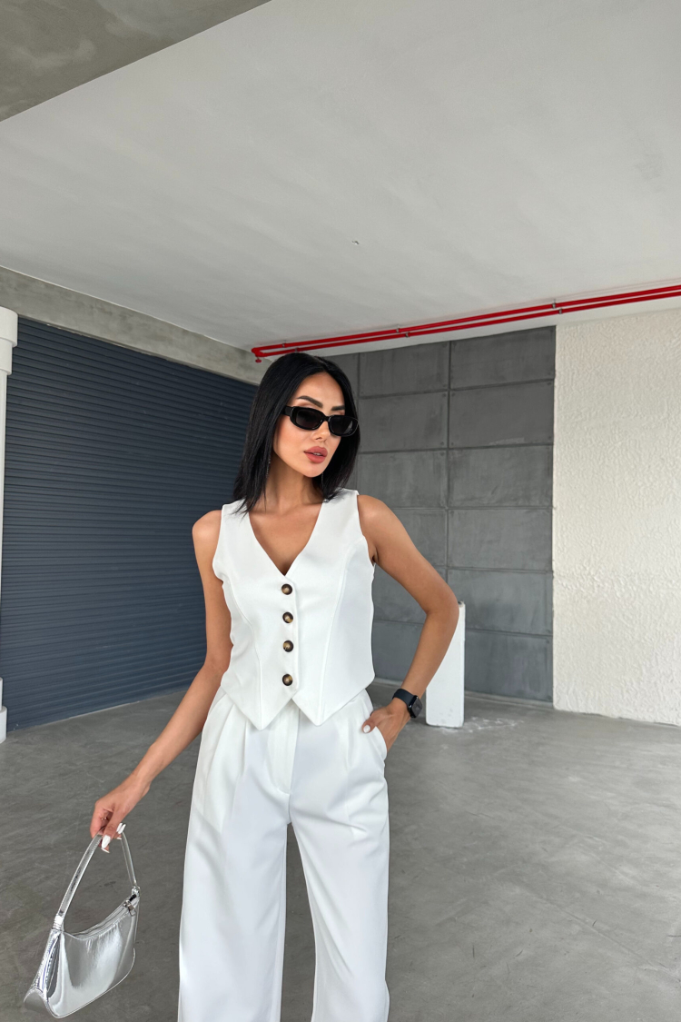 Atlas Lined Vest - Radica Fashion - Globality Store - Women Clothes Wholesale Turkey
