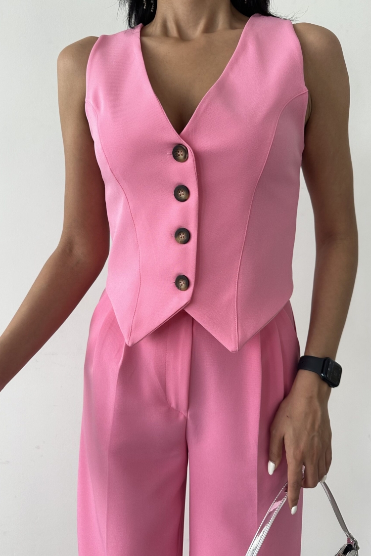 Atlas Lined Vest - Radica Fashion - Globality Store - Women Clothes Wholesale Turkey