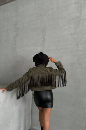 Tassel Drop Jacket - Topshow - Globality Store - Women Clothes Wholesale Turkey