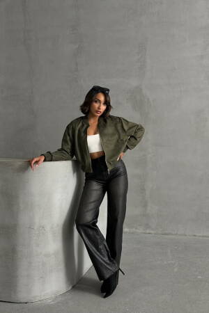 Suede Jacket - Topshow - Globality Store - Women Clothes Wholesale Turkey