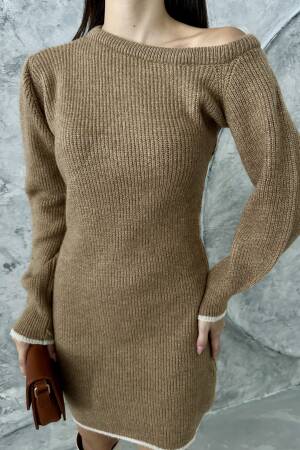 Half Moon Raised Dress - My Fashion - Globality Store - Women Clothes Wholesale Turkey