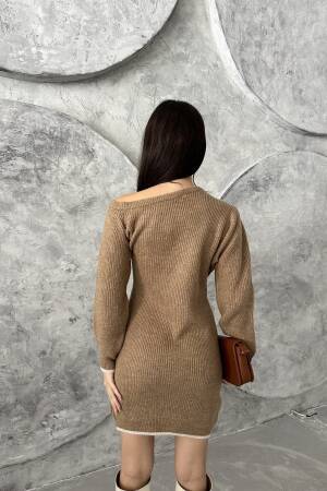 Half Moon Raised Dress - My Fashion - Globality Store - Women Clothes Wholesale Turkey