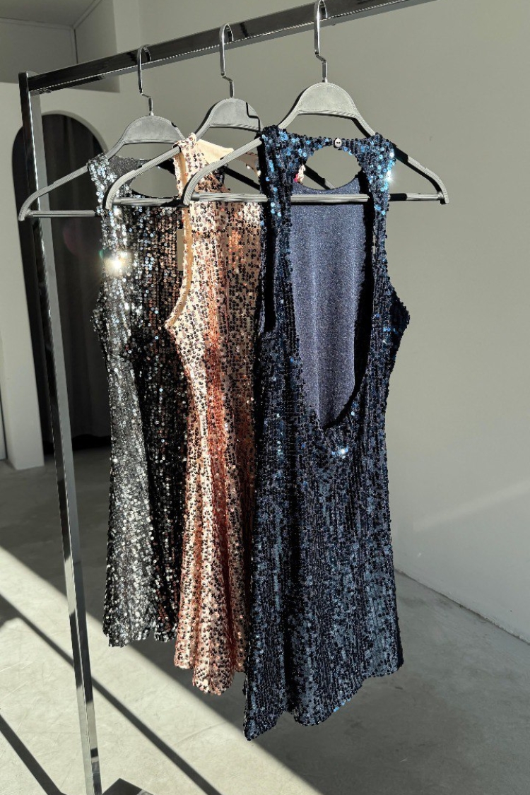 Backless Dress - Salmon