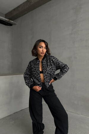 Leopard Leopard Patterned Cachet Coat - Topshow - Globality Store - Women Clothes Wholesale Turkey
