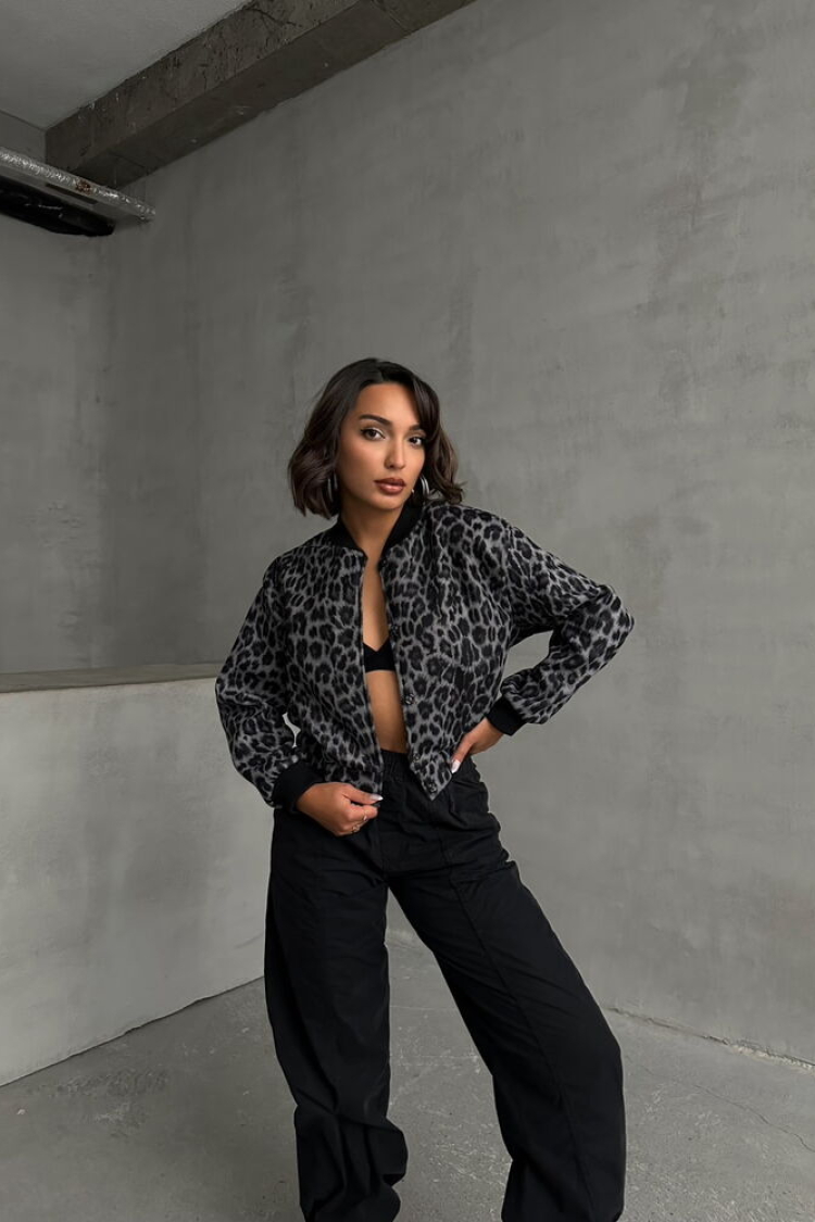 Leopard Leopard Patterned Cachet Coat