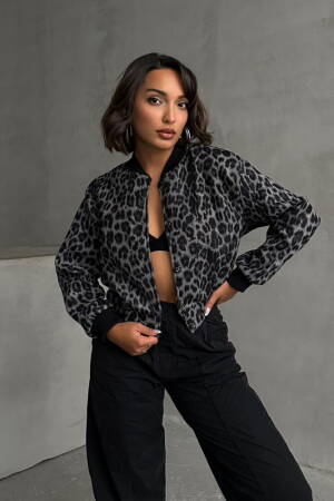 Leopard Leopard Patterned Cachet Coat - Topshow - Globality Store - Women Clothes Wholesale Turkey