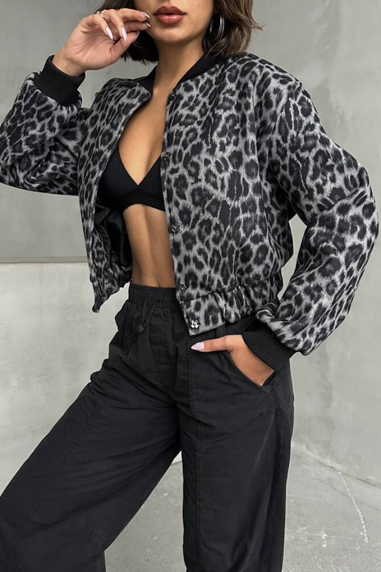 Leopard Leopard Patterned Cachet Coat