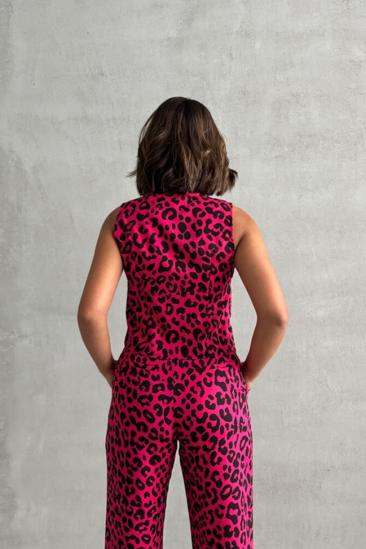 FujiLeopard Patterned Wholesale Vest