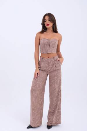 Two Piece Set With Trousers - Fame - Globality Store - Women Clothes Wholesale Turkey
