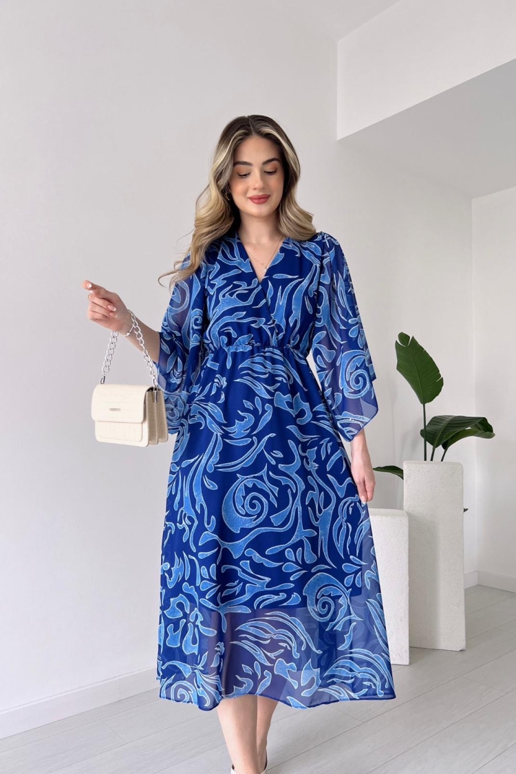 Chiffon Dress - Ezgi Nisantasi - Globality Store - Women Clothes Wholesale Turkey