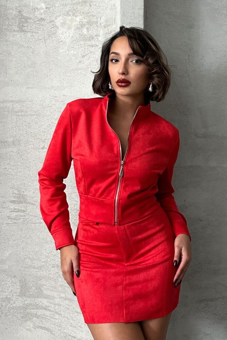 Zippered Jacket - Topshow - Globality Store - Women Clothes Wholesale Turkey