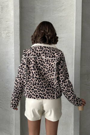 StoneLeopard Patterned Plush Coat - Topshow - Globality Store - Women Clothes Wholesale Turkey