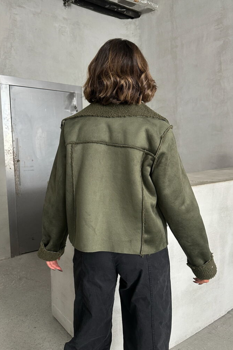 F Suede Plush Wholesale Coat