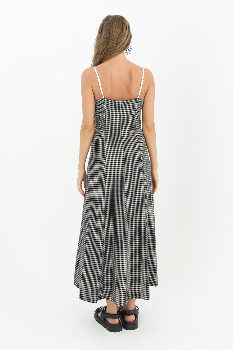 Women's Strappy Midi Length Dress