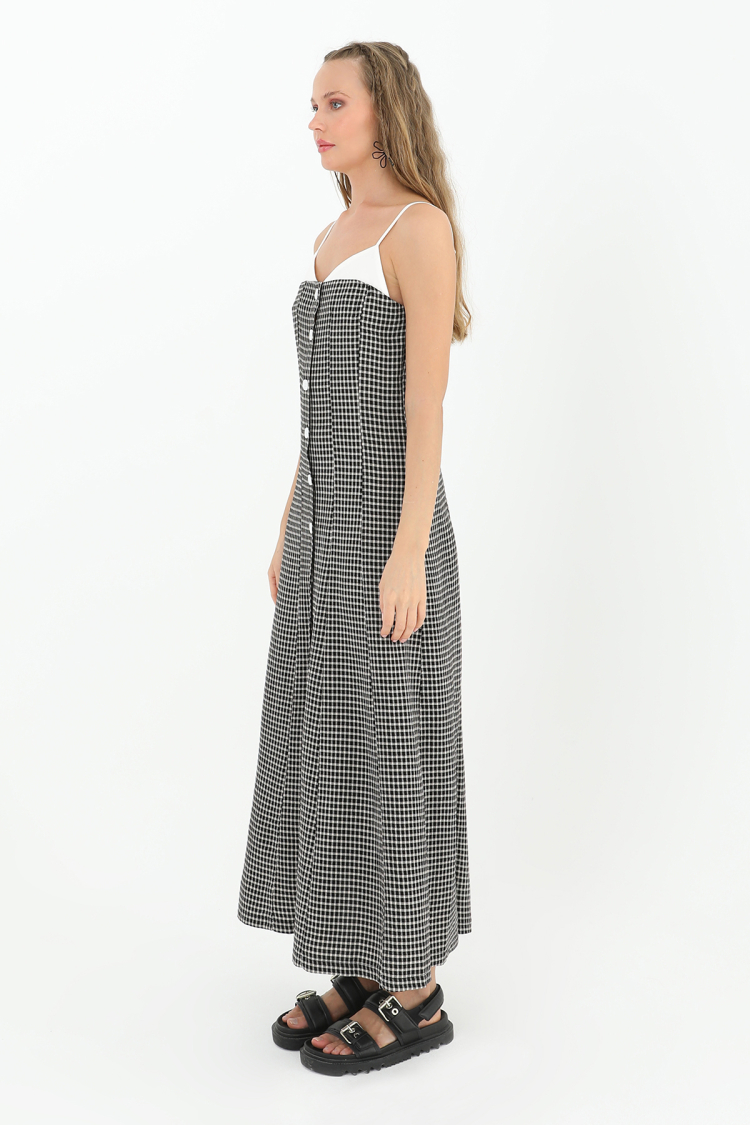 Women's Strappy Midi Length Dress