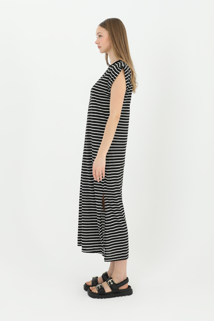Women's Striped Basic Dress
