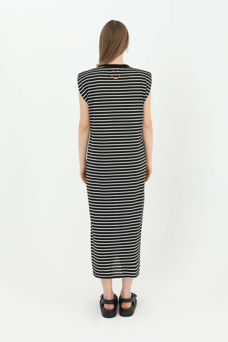 Women's Striped Basic Dress